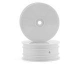 Associated 12mm Hex 2.2 4WD Front +1.5mm Buggy Wheels (2) (B74) (White)