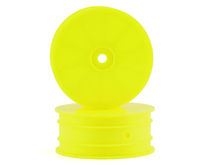 Associated 12mm Hex 2.2 4WD Front +1.5mm Buggy Wheels (2) (B74) (Yellow)