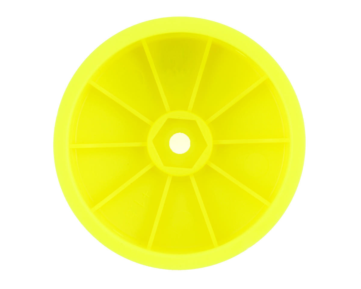 Associated 12mm Hex 2.2 4WD Front +1.5mm Buggy Wheels (2) (B74) (Yellow)