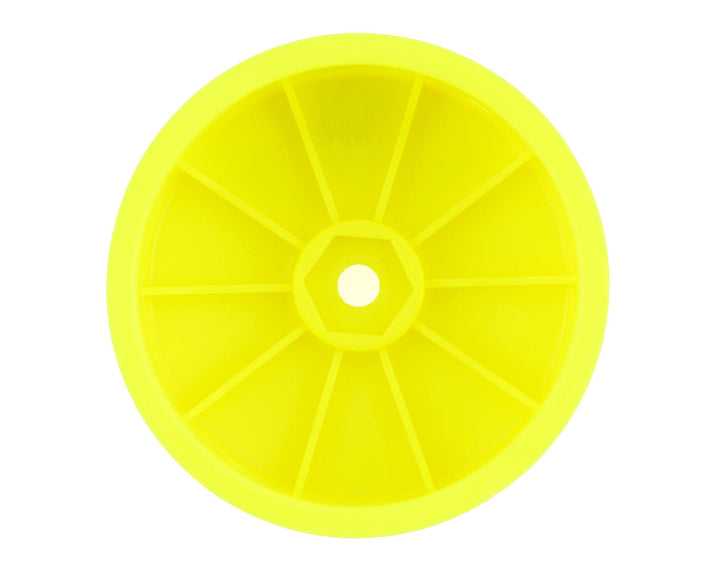 Associated 12mm Hex 2.2 4WD Front +1.5mm Buggy Wheels (2) (B74) (Yellow) - Iron City RC Hobbies