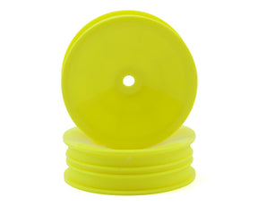 Associated 12mm Hex 2.2" "Slim" Front Buggy Wheels (Yellow) (2) (B6) - Iron City RC Hobbies
