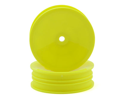 Associated 12mm Hex 2.2" "Slim" Front Buggy Wheels (Yellow) (2) (B6)