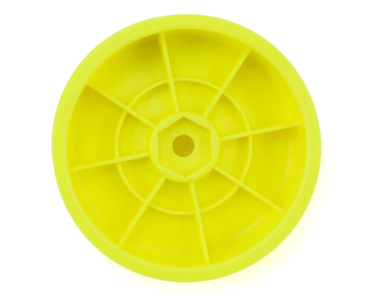 Associated 12mm Hex 2.2" "Slim" Front Buggy Wheels (Yellow) (2) (B6)