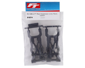 Associated FT RC10B6.2 Carbon 75mm Rear Suspension Arms - Iron City RC Hobbies