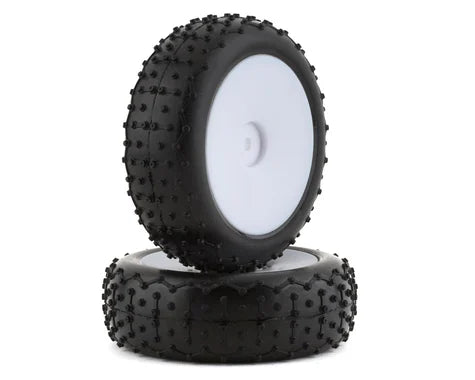 Associated Reflex 14B Front Narrow Mounted Mini Pin Tire (2) (White) - Iron City RC Hobbies