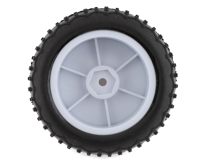Associated Reflex 14B Front Narrow Mounted Mini Pin Tire (2) (White) - Iron City RC Hobbies