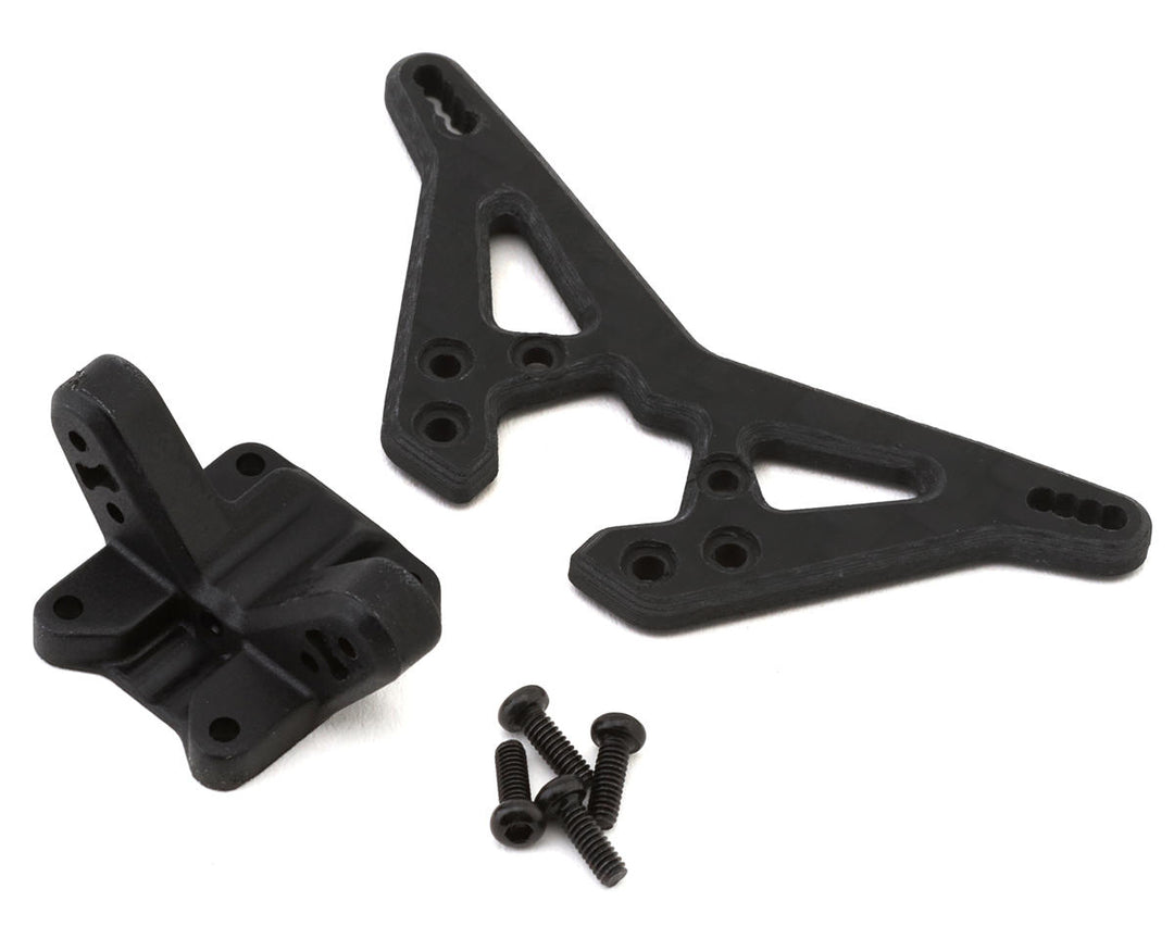Team Losi Racing Mini-B Carbon Rear Shock Tower - Iron City RC Hobbies