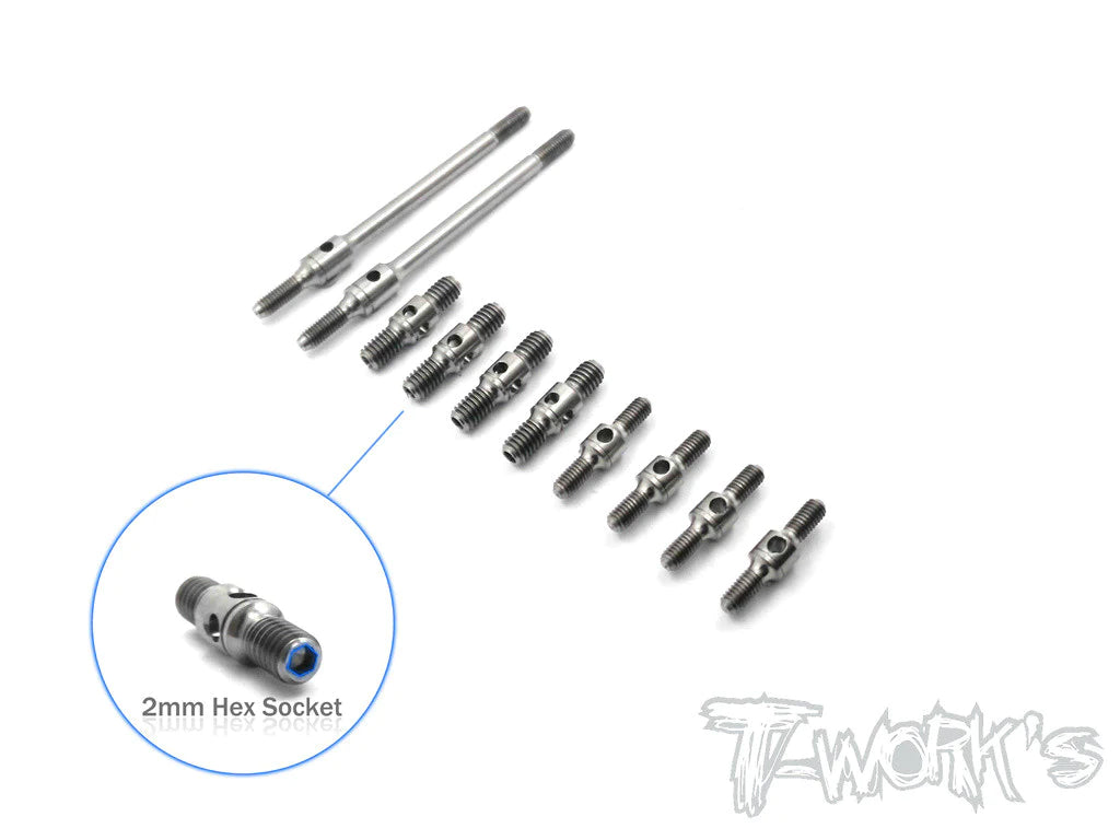 Titanium Turnbuckle Set For Mugen MRX-6 - Iron City RC Hobbies