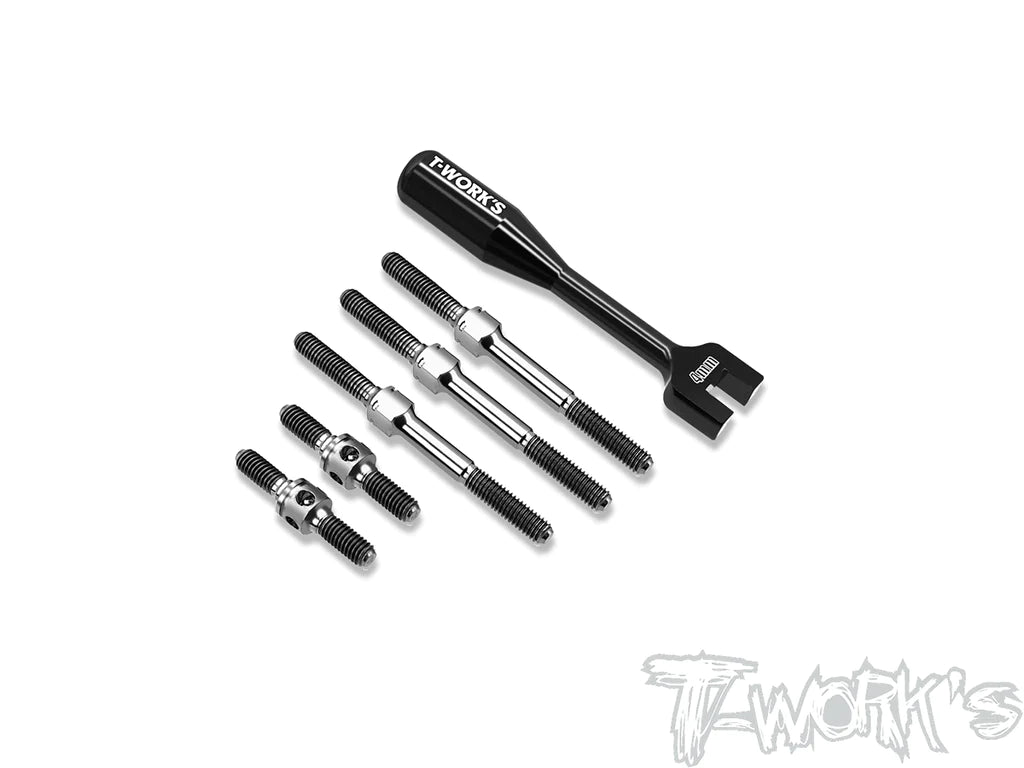 Titanium Turnbuckle Set (For Infinity IF15-II) - Iron City RC Hobbies