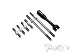 Titanium Turnbuckle Set (For Serpent VIPER 990) - Iron City RC Hobbies