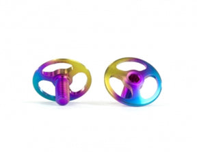 AVID Triad Titanium Wing Screws (Oil Slick) - Iron City RC Hobbies