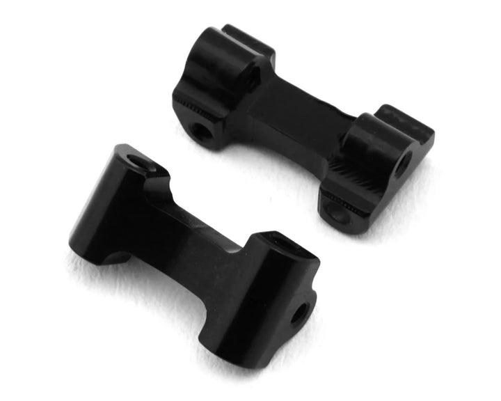 UpGrade RC Machined 7075 Aluminum Front Caster Blocks for Losi Micro-B (Black) (2)