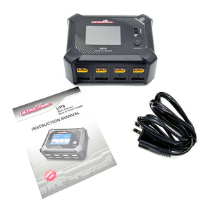 Ultra Power UP9 AC100W/DC200W 4 Channel AC/DC Smart Battery Charger - Iron City RC Hobbies