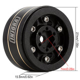 INJORA 1.0" 47g/pcs Brass -3.15mm Offset Wheels for Micro Crawlers