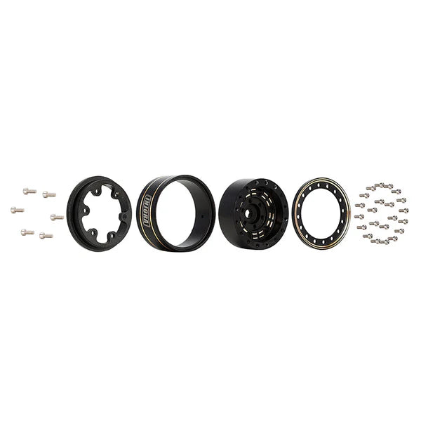 INJORA 1.0" 47g/pcs Brass -3.15mm Offset Wheels for Micro Crawlers