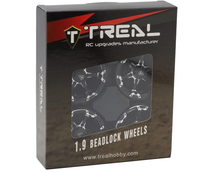 Treal Hobby Type 4P 1.9" 6-Spoke Beadlock Wheels (4)