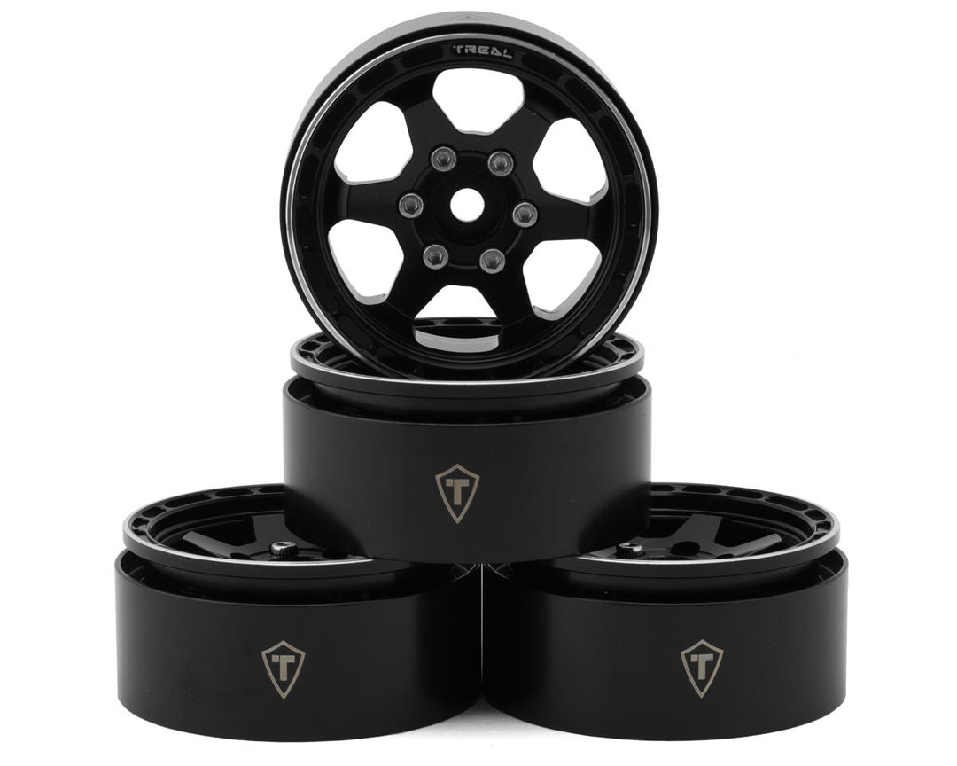 Treal Hobby Type H 1.9" 6-Spoke Beadlock Wheels (4)