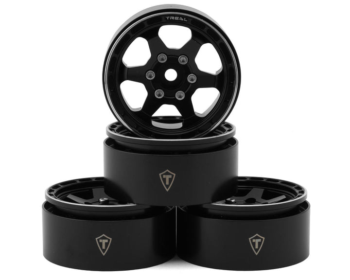 Treal Hobby Type H 1.9" 6-Spoke Beadlock Wheels (4)