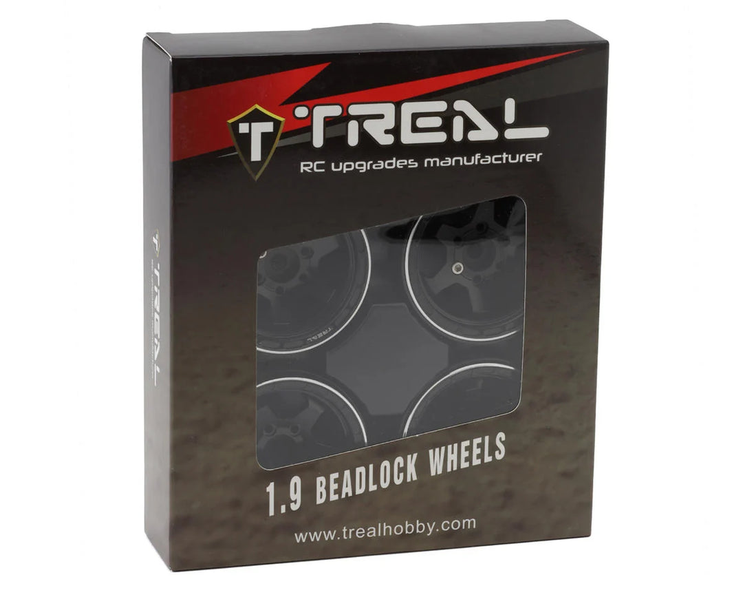 Treal Hobby Type H 1.9" 6-Spoke Beadlock Wheels (4)