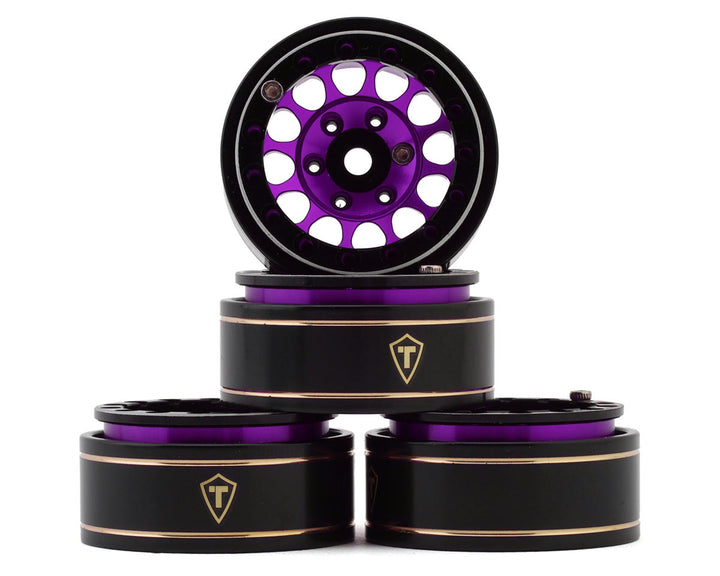Treal Hobby Type I 1.0" Classic 12-Spoke Beadlock Wheels (4)