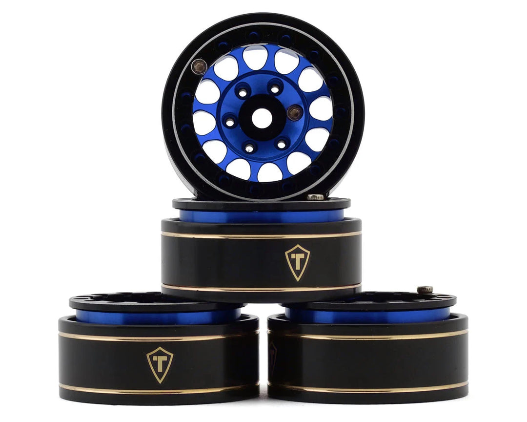 Treal Hobby Type I 1.0" Classic 12-Spoke Beadlock Wheels (4)