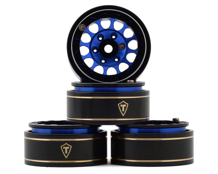 Treal Hobby Type I 1.0" Classic 12-Spoke Beadlock Wheels (4)