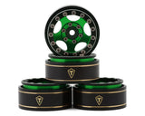 Treal Hobby Type B 1.0" 5-Spoke Beadlock Wheels (4) (22.4g)