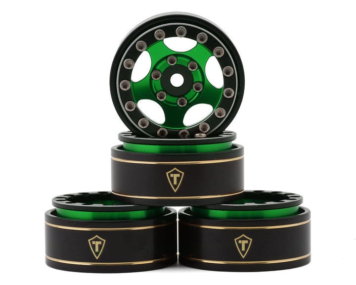 Treal Hobby Type B 1.0" 5-Spoke Beadlock Wheels (4) (22.4g)