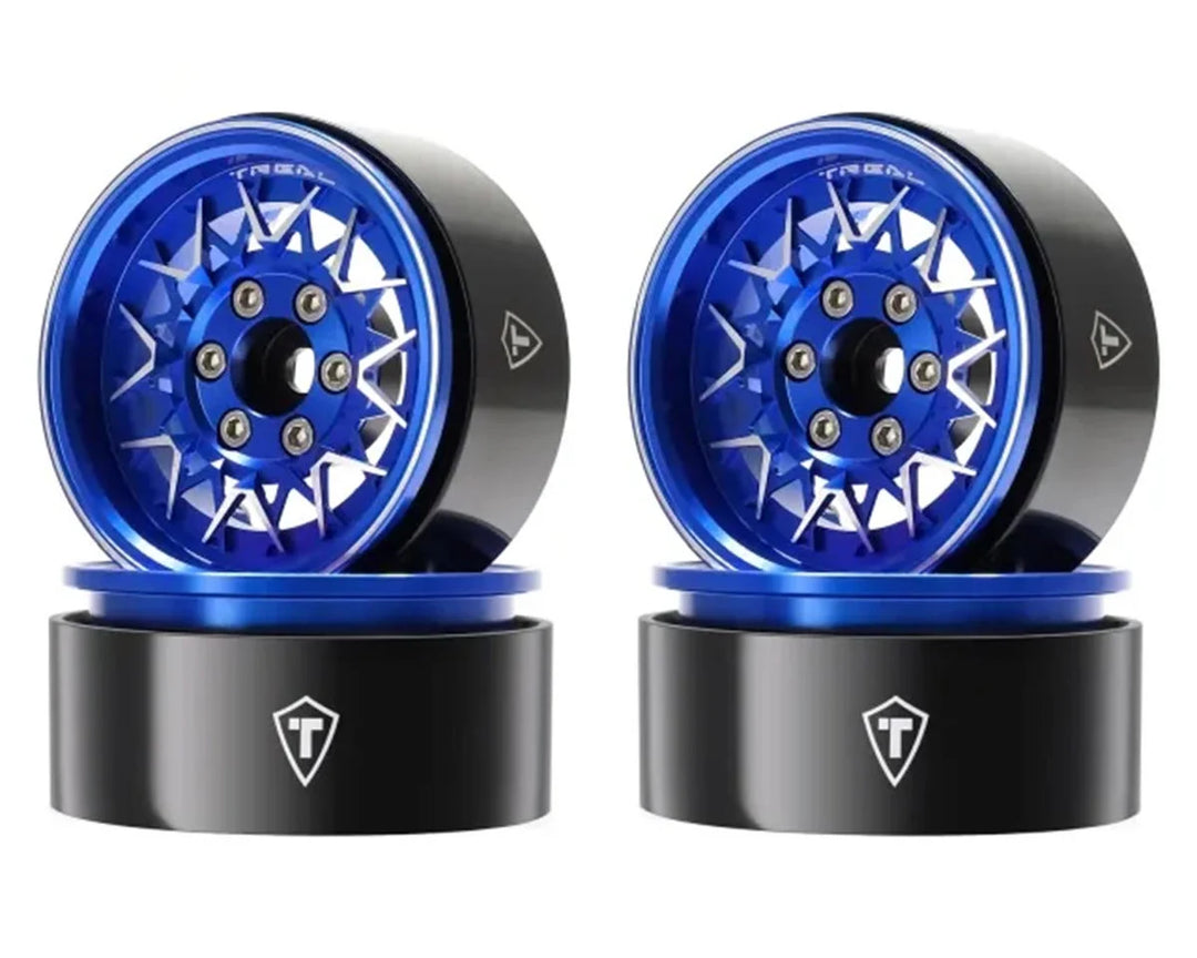 Treal Hobby Type V 1.9" V-Spoke Beadlock Wheels (4)