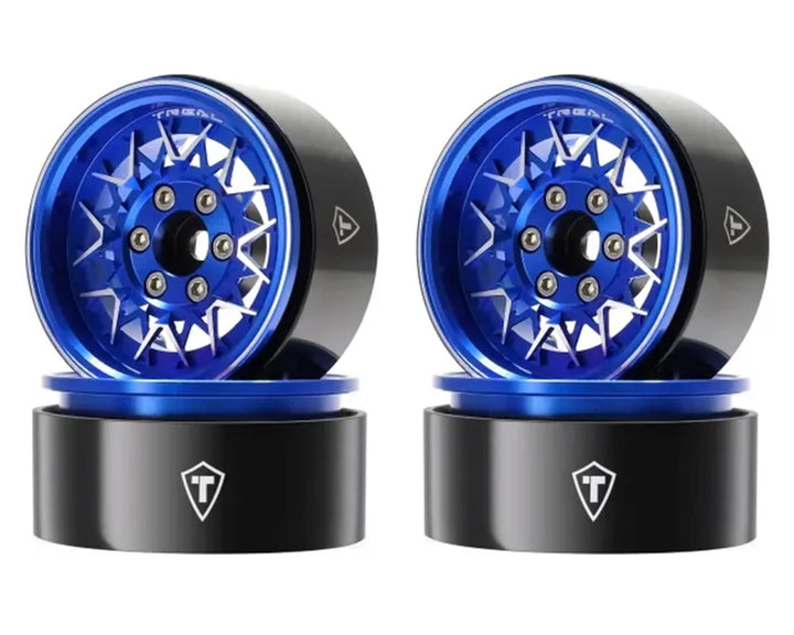 Treal Hobby Type V 1.9" V-Spoke Beadlock Wheels (4)