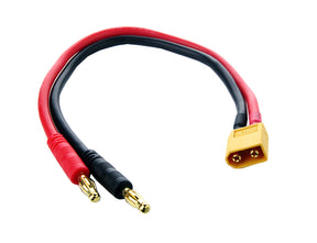 XT60 Charging Adapter with Banana 4mm Plugs - Iron City RC Hobbies