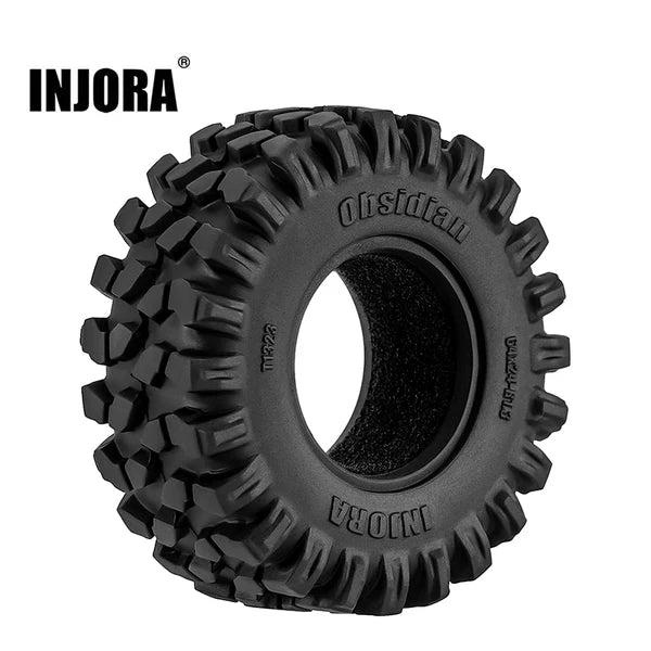 INJORA 1.3" 64*24mm Obsidian Tires (T1323)