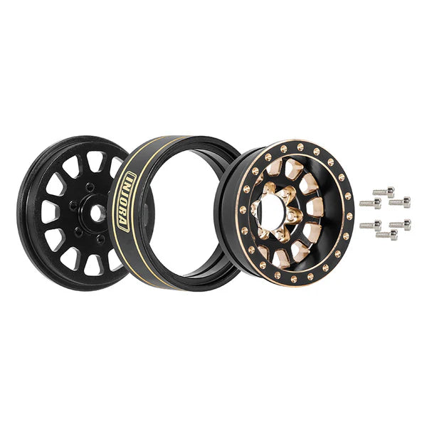 INJORA 1.0 Plus Brass -3.75mm Offset Wheels for Micro Crawlers (1101BGD)