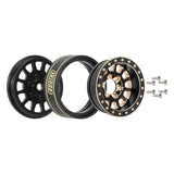 INJORA 1.0 Plus Brass -3.75mm Offset Wheels for Micro Crawlers (1101BGD)