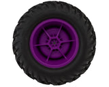 Arrma Quake dBoots Cut Chevron Monster Truck Pre-Mounted Tires (Purple) (2)