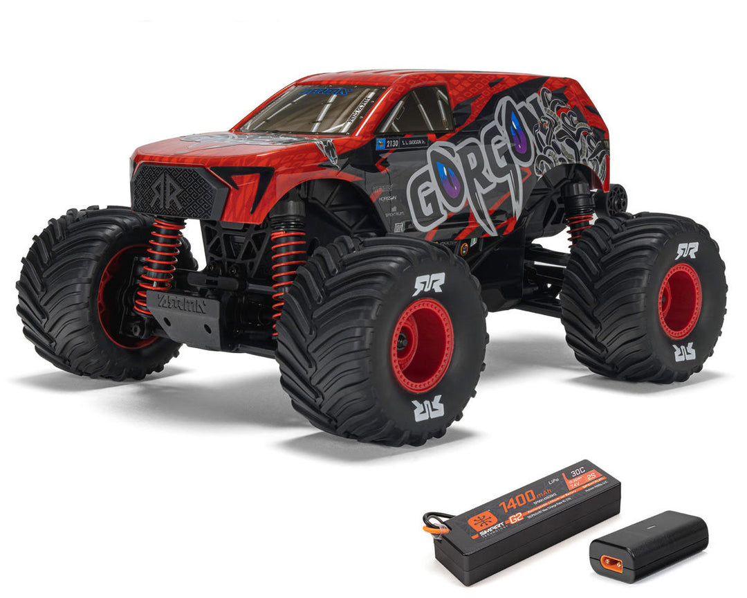 Arrma Gorgon Grom 4x4 1/16 RTR Brushed Monster Truck w/SLT2 2.4GHz Radio, Battery & Charger
