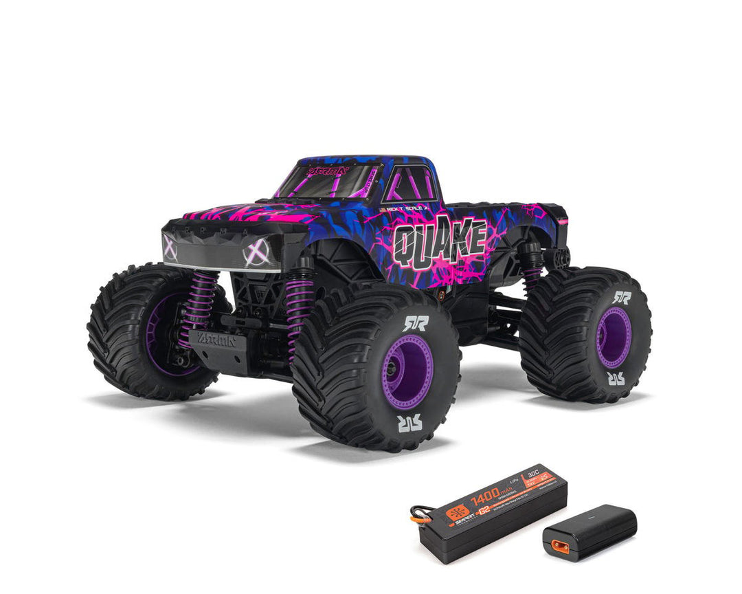 Arrma Quake Grom 4x4 1/16 RTR Brushed Monster Truck w/SLT2 2.4GHz Radio, Battery & Charger