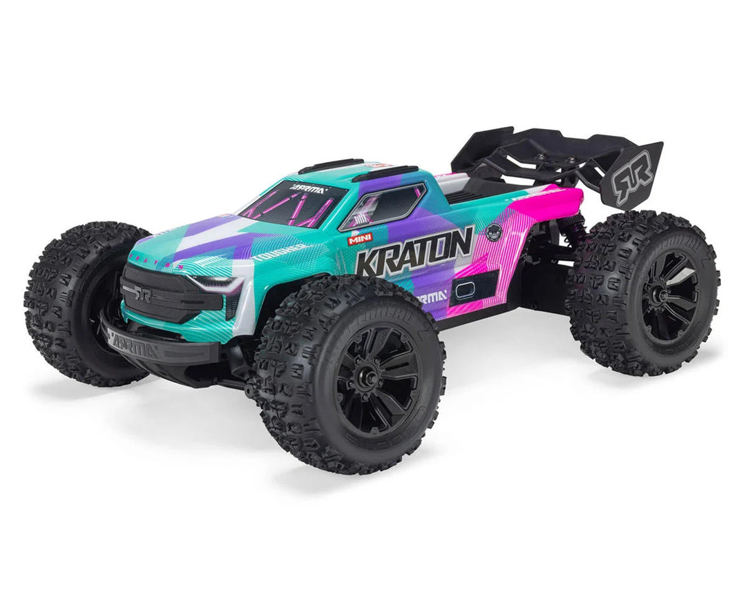 Arrma Mini Kraton 3S BLX 4X4 1/16 RTR Brushless Speed Monster Truck (Choose Color) w/2.4GHz Radio, 3S LiPo Battery & Charger