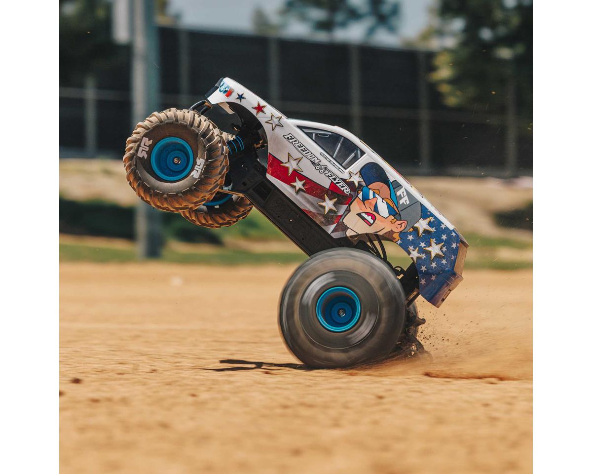 Arrma Freedom Flyer 223S BLX 1/10 2WD RTR Brushless Monster Truck (White) w/SLT2 2.4GHz Radio, DSC, Battery & Charger