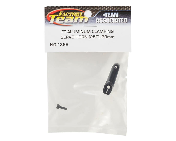 Associated 20mm Aluminum Clamping Servo Horn (25T-Futaba/Savox/ProTek) - Iron City RC Hobbies
