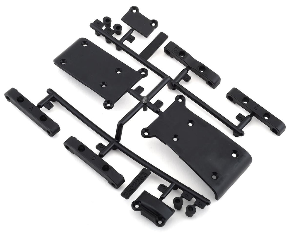 Associated Reflex 14B/14T Skid Plates & Arm Mounts - Iron City RC Hobbies