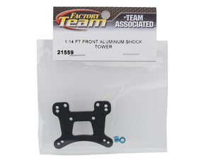 Associated FT Reflex 14B/14T Aluminum Front Shock Tower (Black) - Iron City RC Hobbies