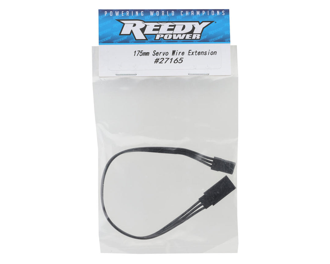 Reedy 175mm Servo Wire Extension Lead (Black)