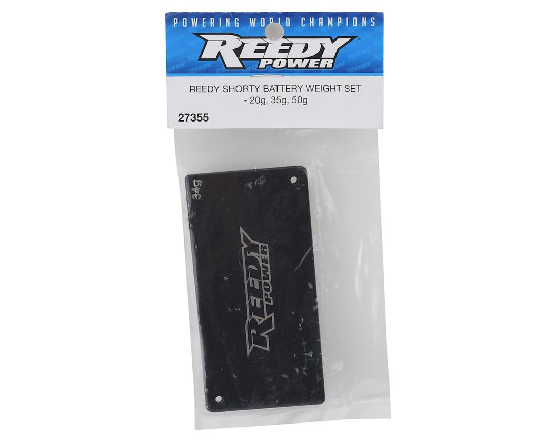Reedy Steel Shorty LiPo Battery Weight Set (20g, 34g, 50g)