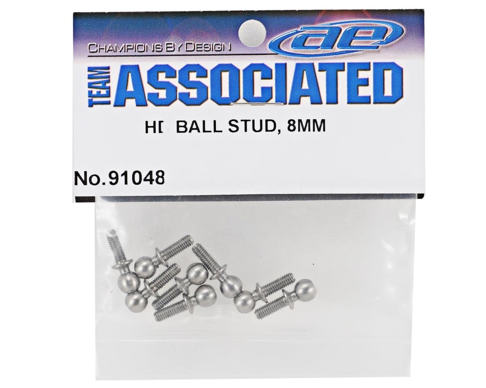 Team Associated 8mm Heavy Duty Ballstud Set (10) (91048) - Iron City RC Hobbies