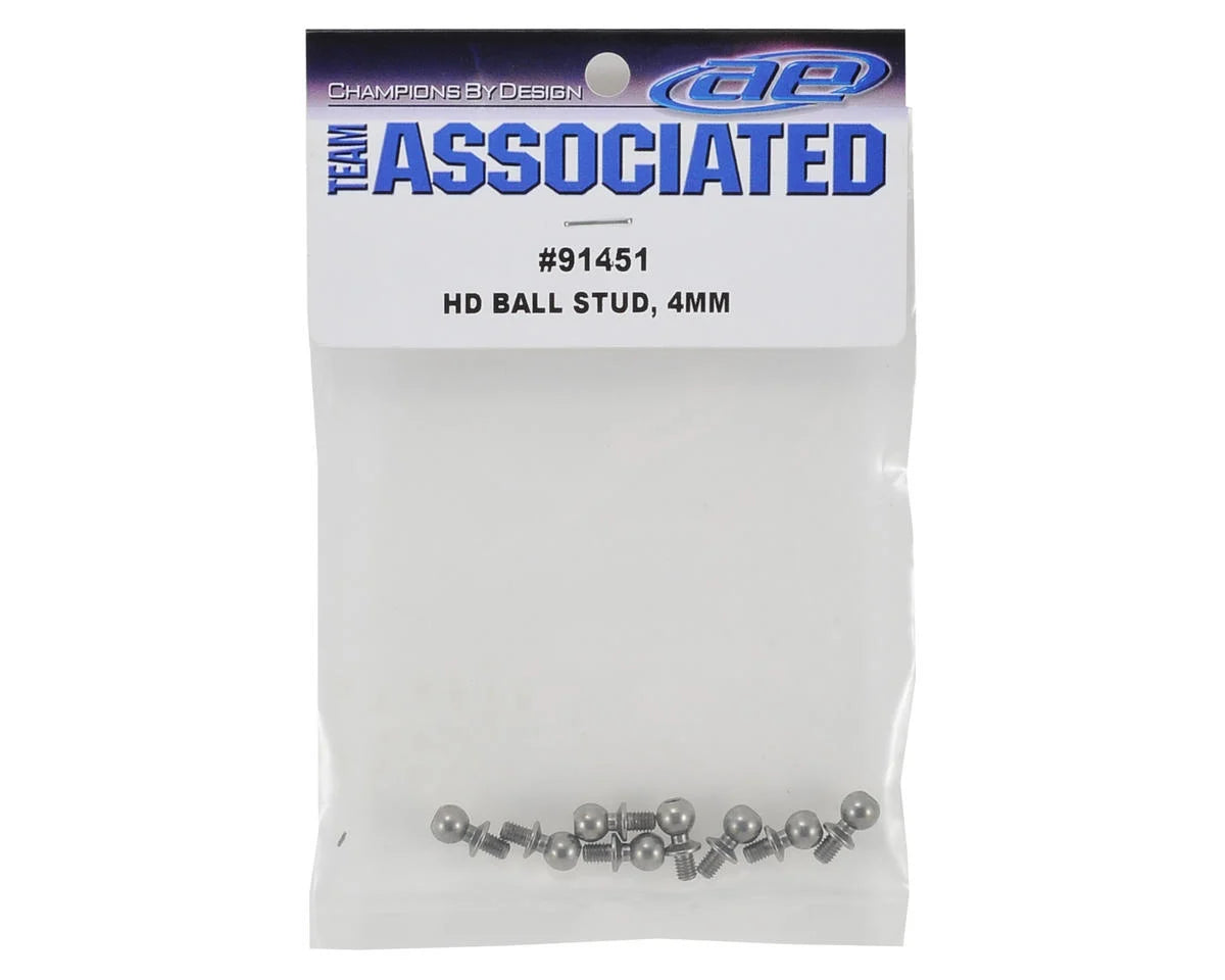 Team Associated 4mm Heavy Duty Ball Stud Set (8)