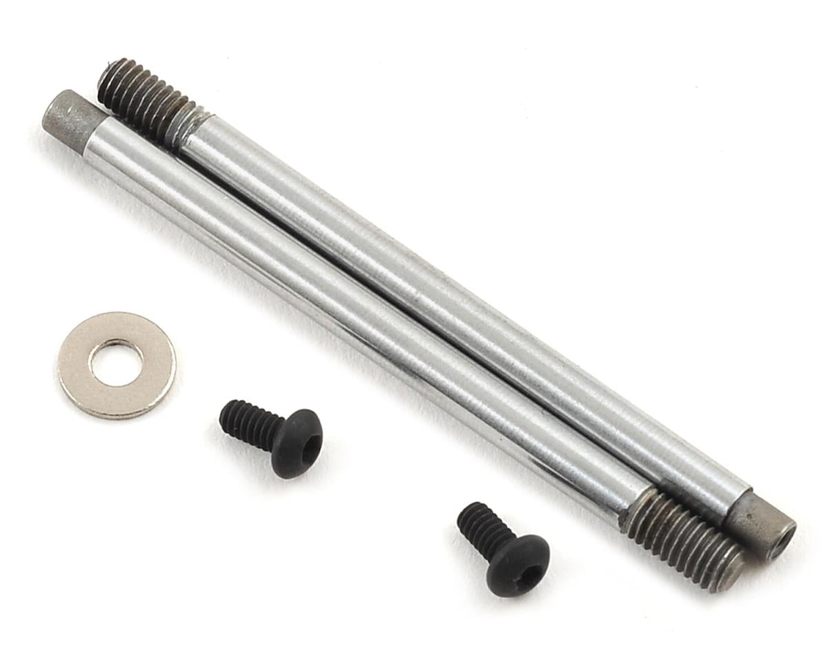 Associated 3x23mm V2 Chrome Screw Mount Front Shock Shaft (2)