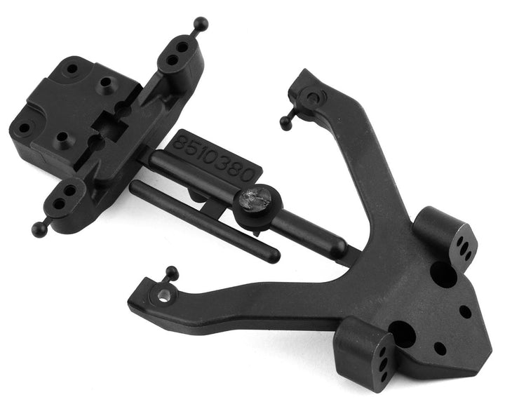 Associated FT RC10B6.4 Top Plate and Ballstud Mount Carbon - Iron City RC Hobbies