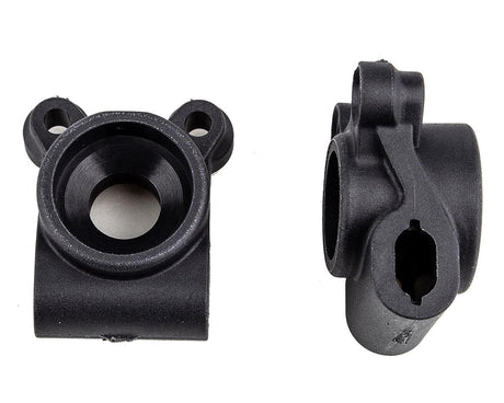 Associated RC10B74.1 Factory Team Rear Hubs (Carbon) - Iron City RC Hobbies
