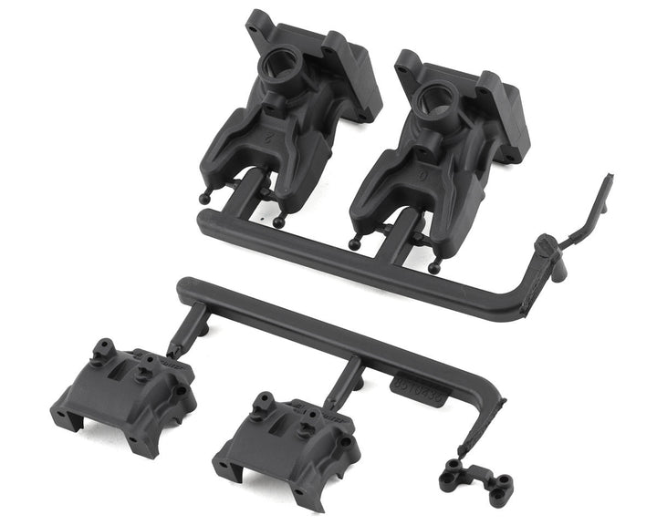 Associated FT RC10B74.2 Front Gearboxes (0 and 2 Diff Heights) Carbon - Iron City RC Hobbies